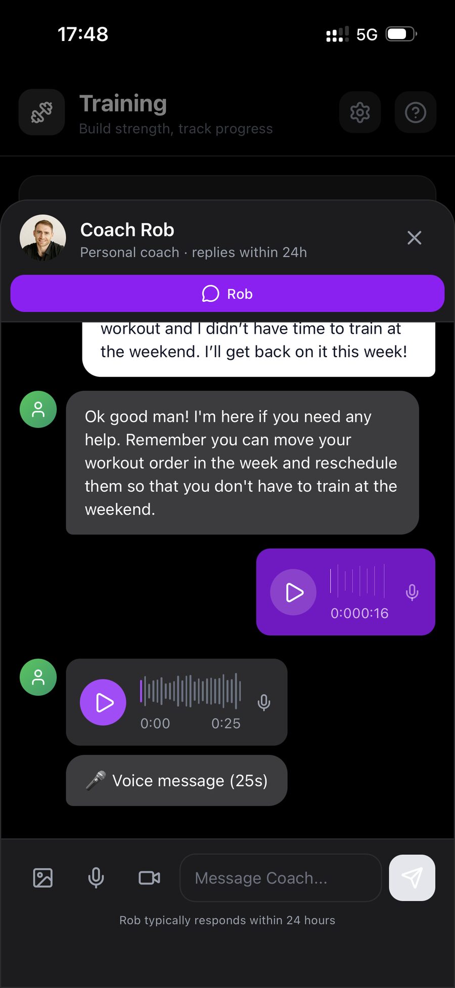 Message Rob, and a room open all week.