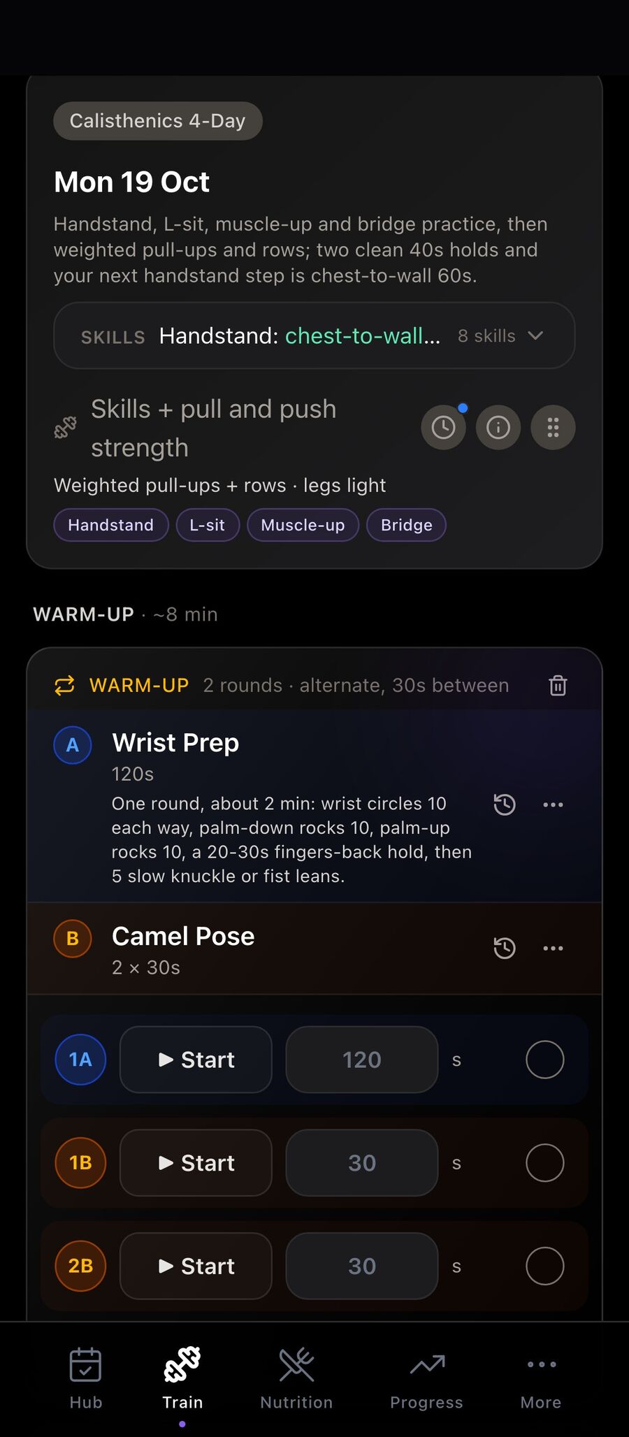 Talos app screen