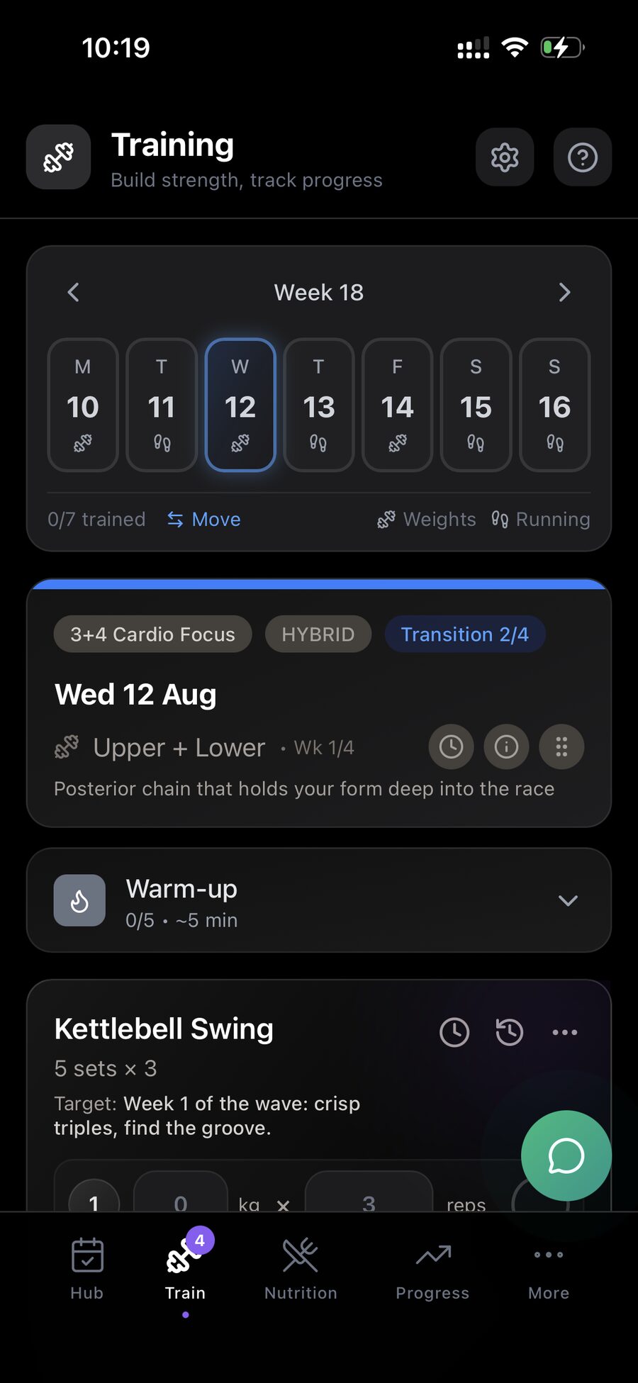 Talos app screen