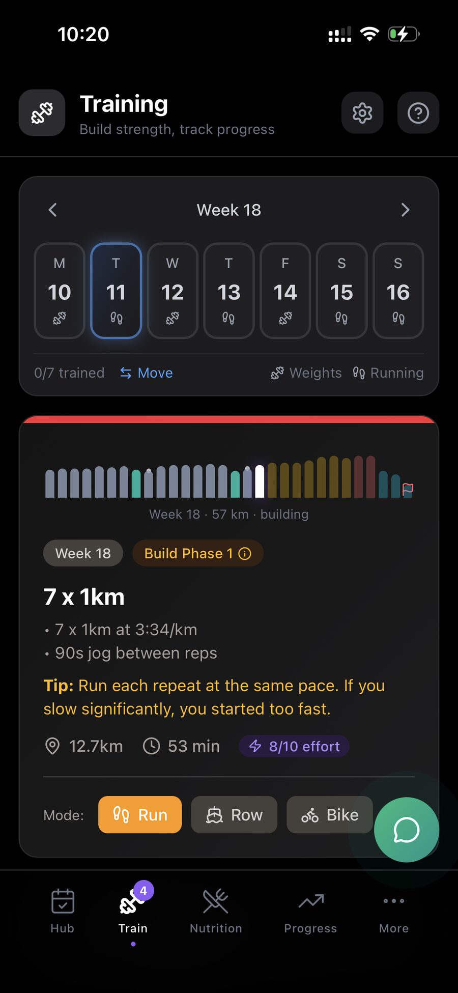 Talos app screen